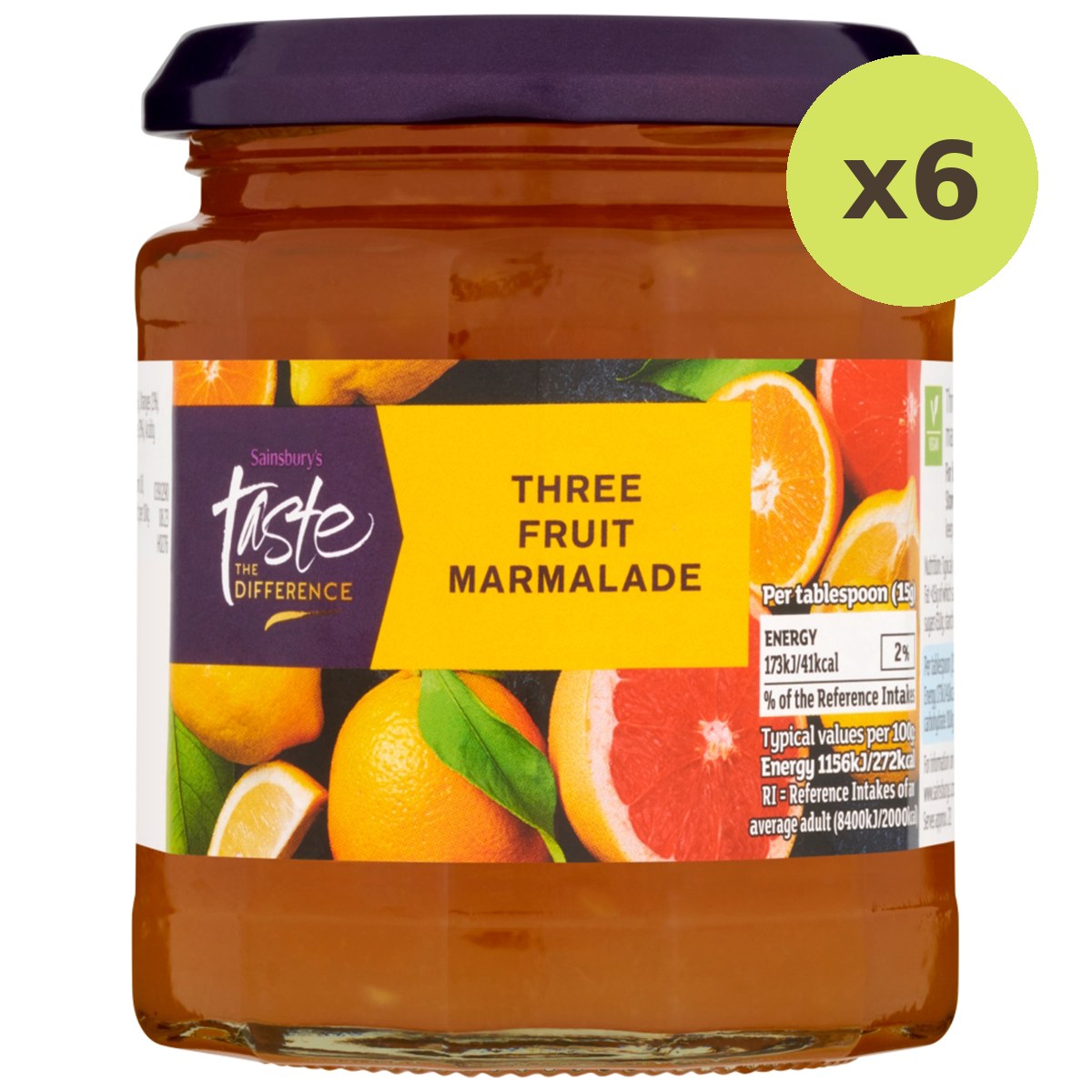 Sainsbury's Taste The Difference Three Fruits Marmalade
