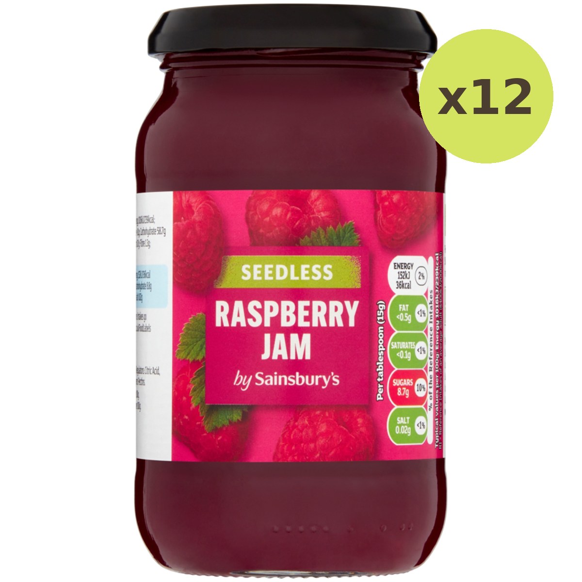 Sainsbury's Seedless Raspberry Jam