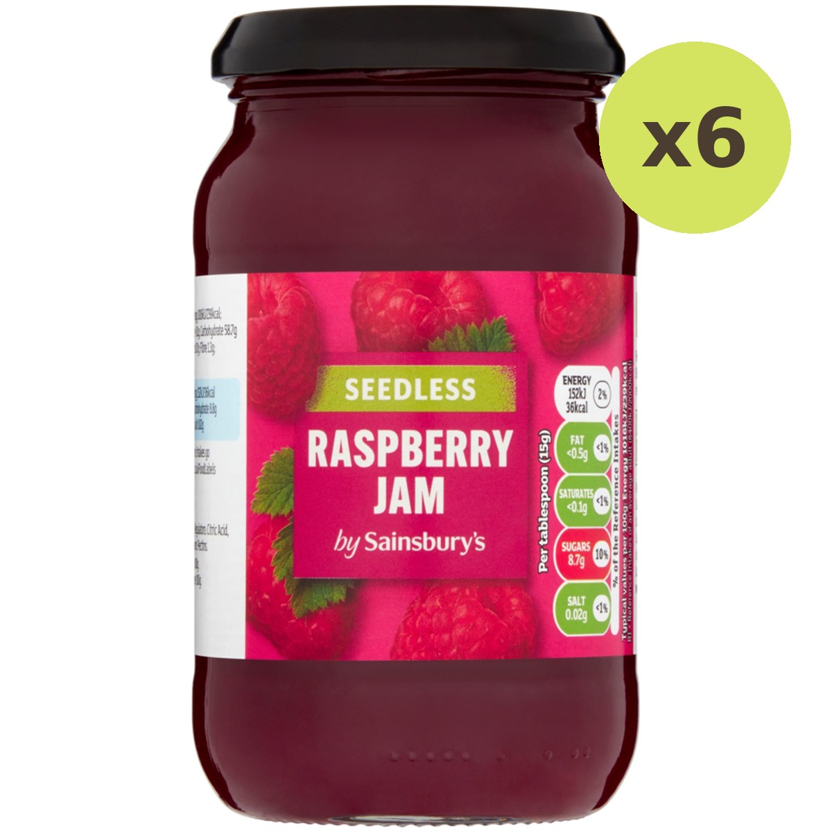 Sainsbury's Seedless Raspberry Jam