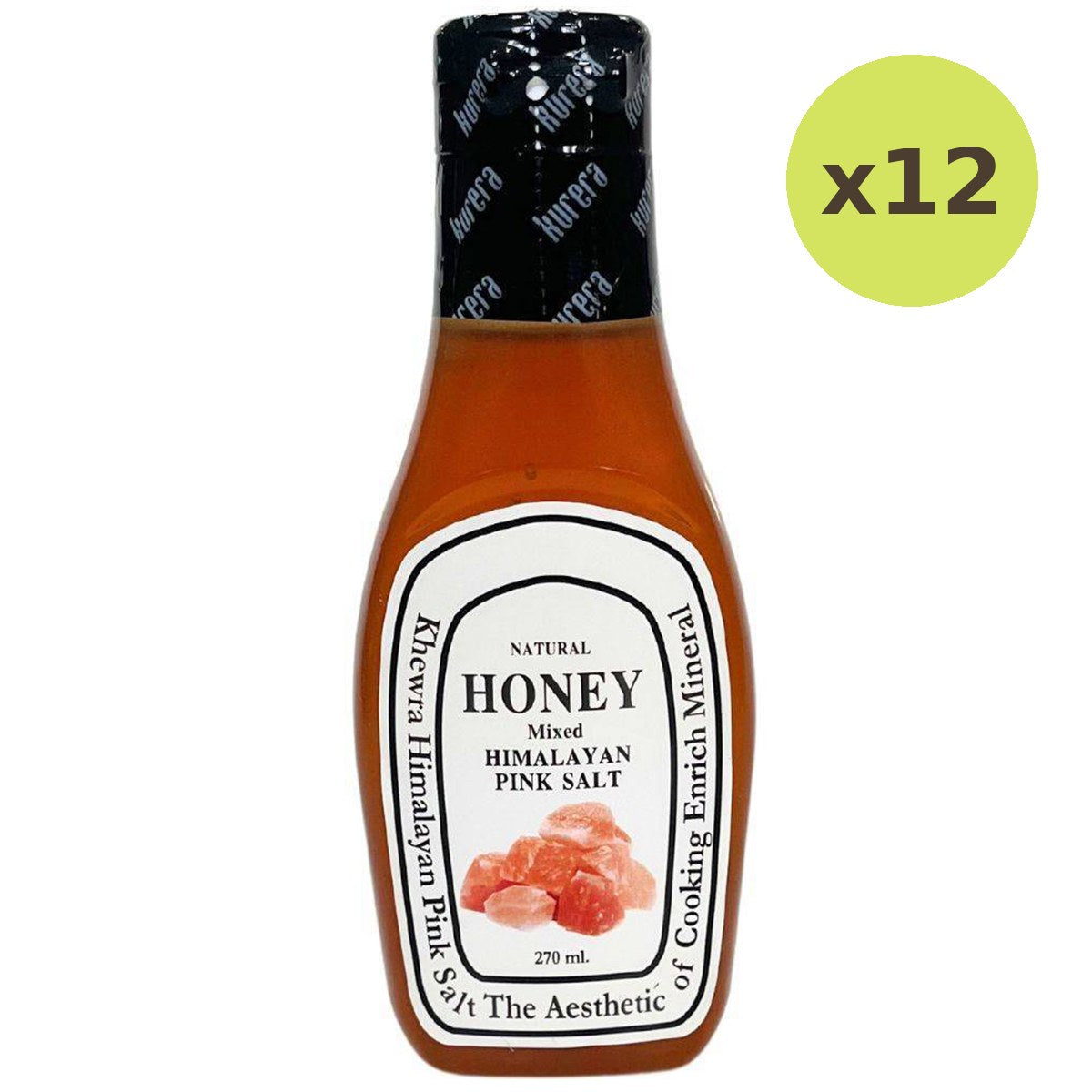 Khewra Thai Honey Mix Himalayanpink Salt Bottle