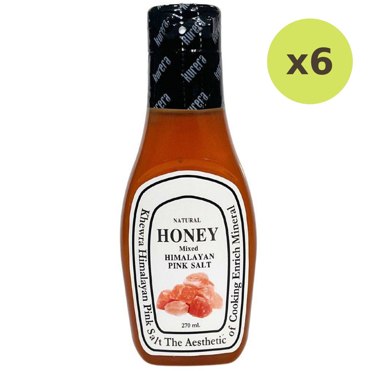 Khewra Thai Honey Mix Himalayanpink Salt Bottle