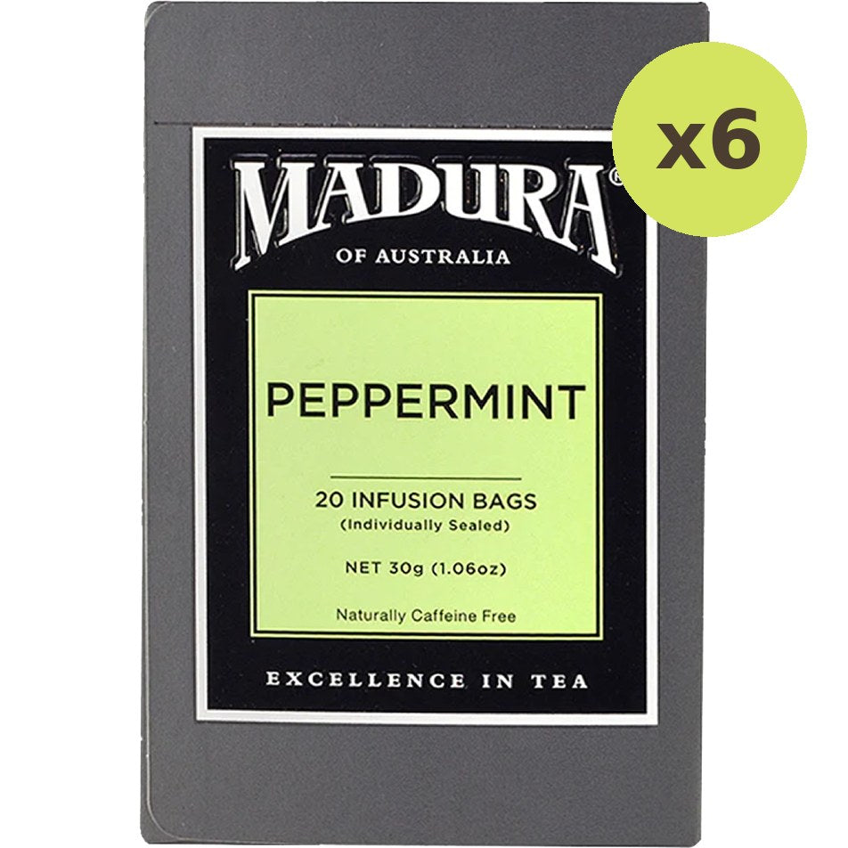 Madura Peppermint Tea Bags Caffeine Free