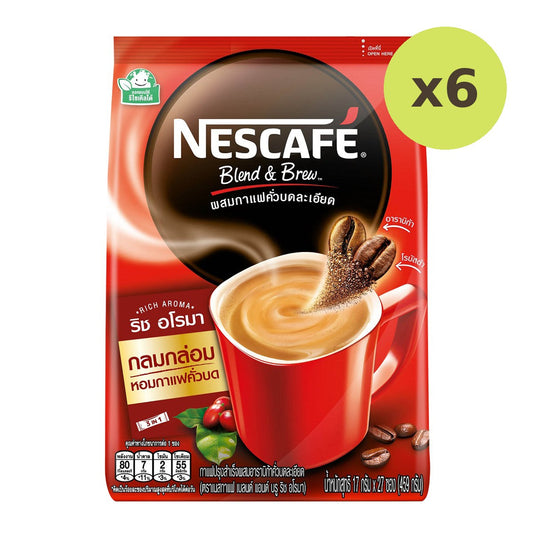 Nescafe Blend and Brew Instant Coffee Mix Rich Aroma