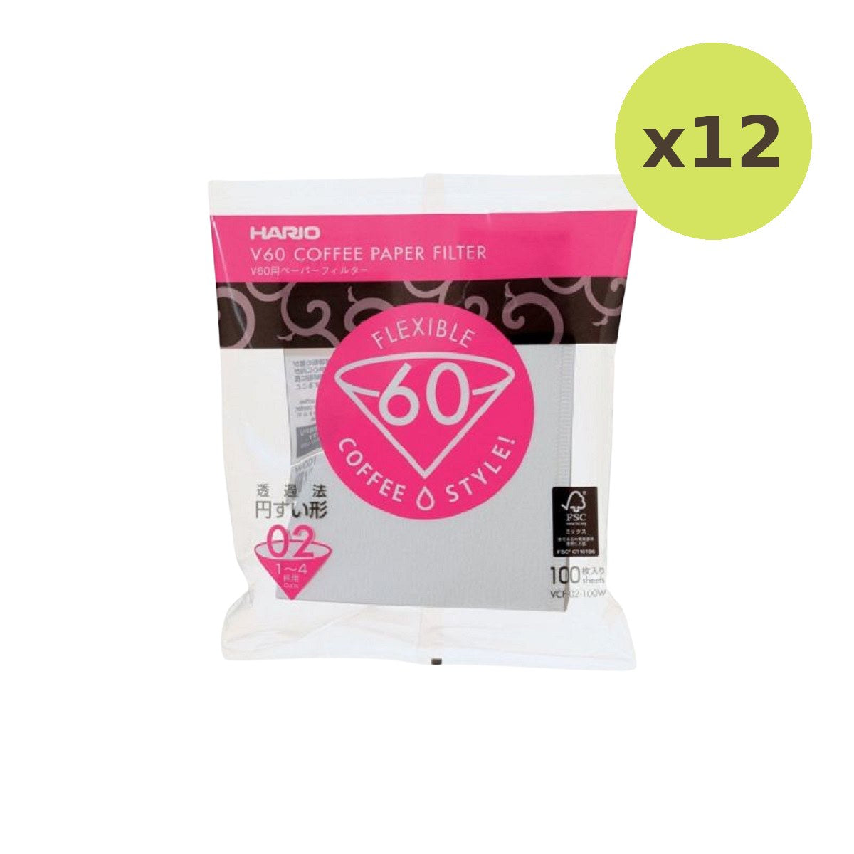 Hario V60 Paper Filter 02m