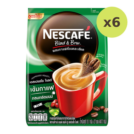 Nescafe Blend and Brew Instant Coffee Mix Espresso Roast