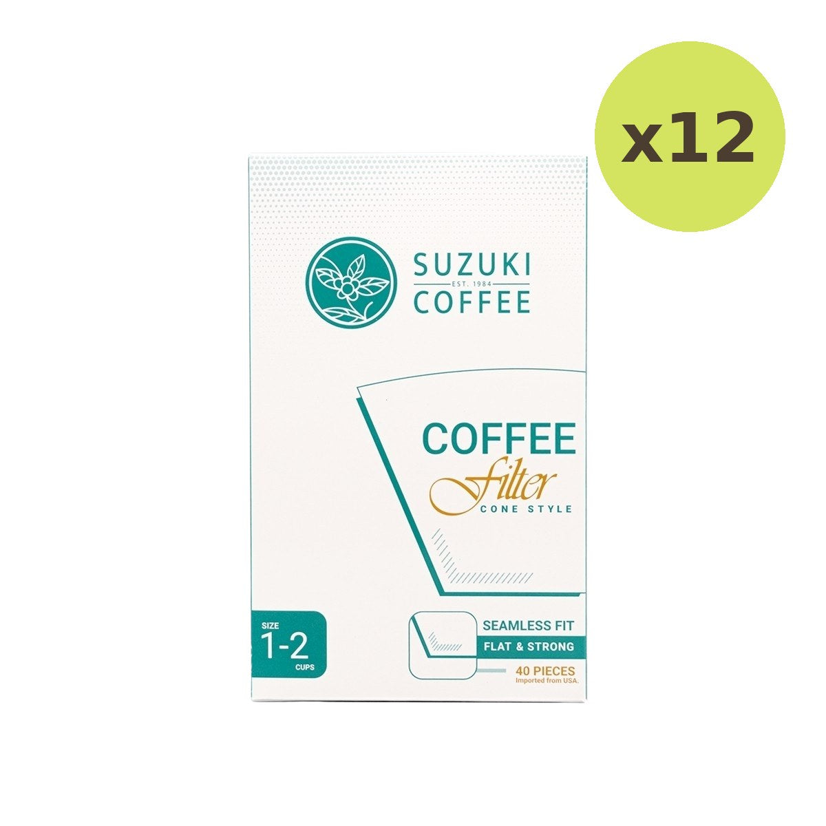 Suzuki Filter Paper 1-2 Cups