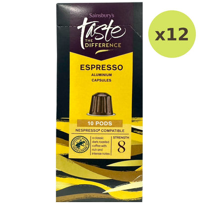 Sainsbury's Taste The Difference, Espresso Pods (10pods)