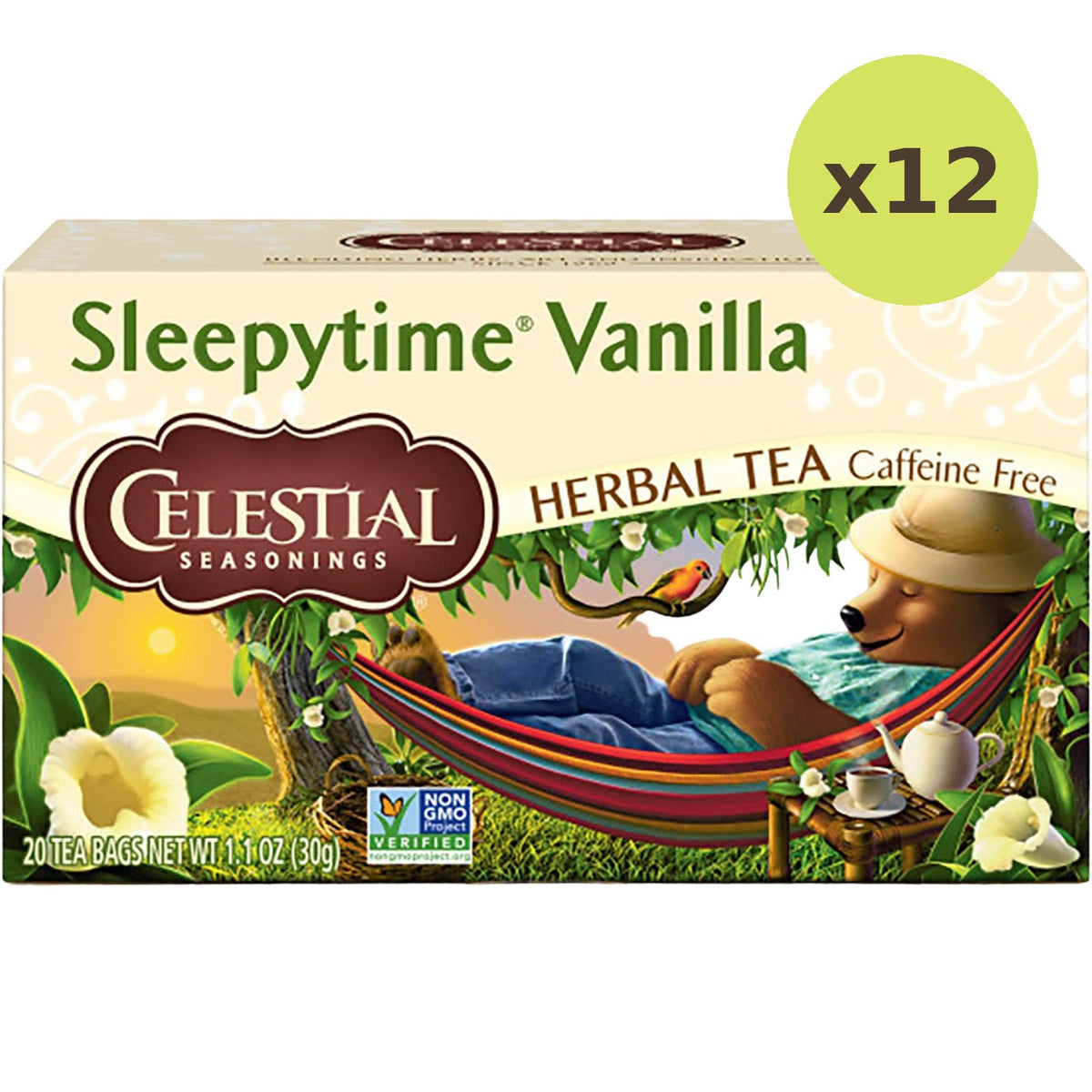 Celestial Seasonings Sleepytime Vanilla Herbal Tea Caffeine Free