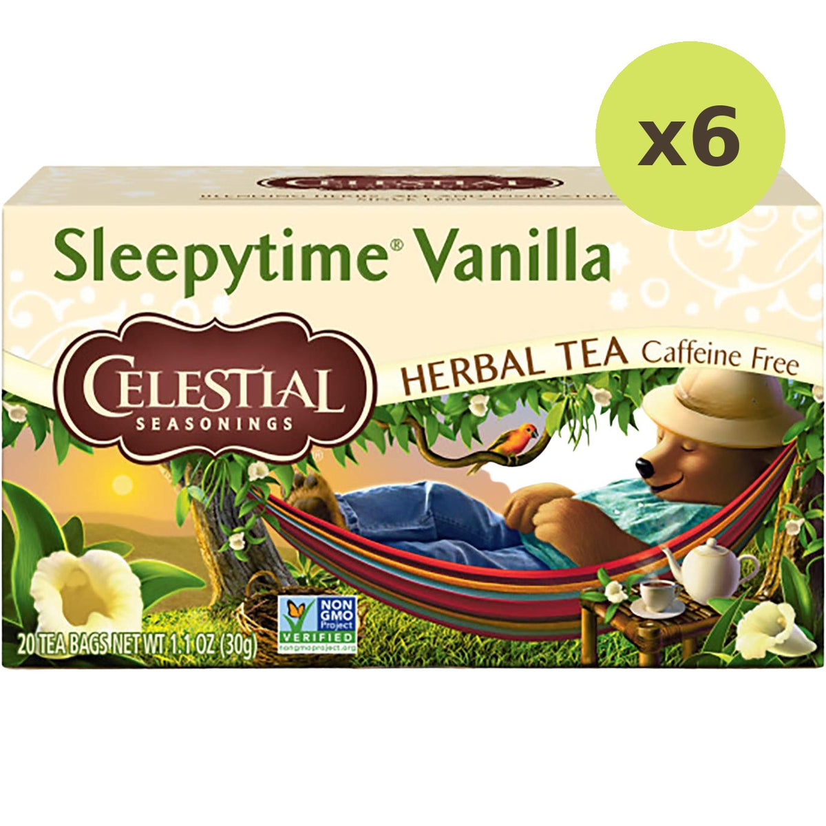 Celestial Seasonings Sleepytime Vanilla Herbal Tea Caffeine Free