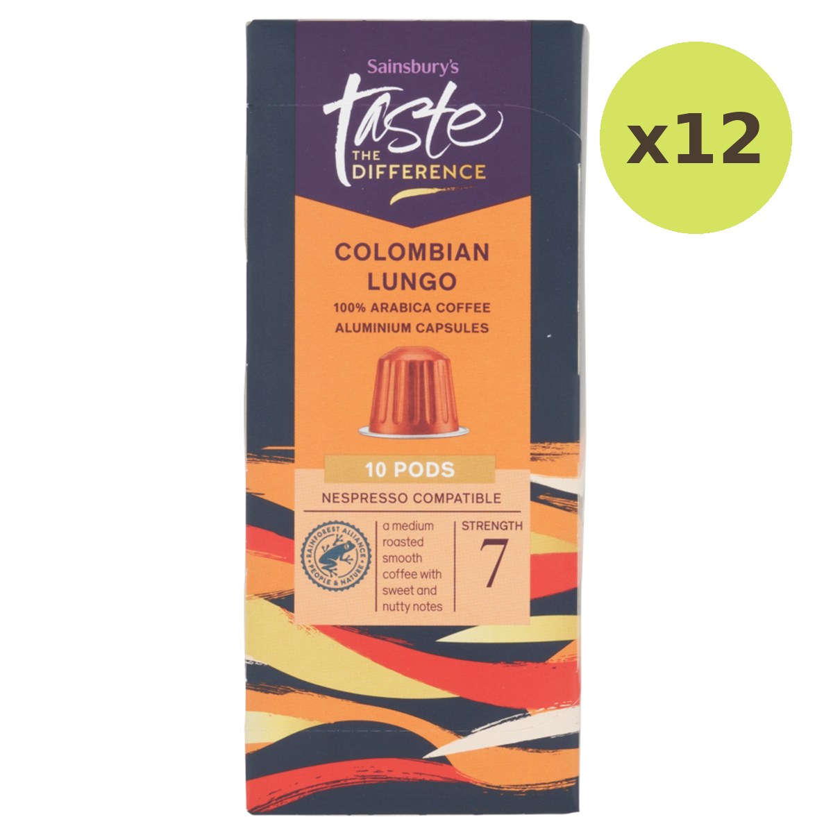 Sainsbury's Colombian Lungo Coffee Pods