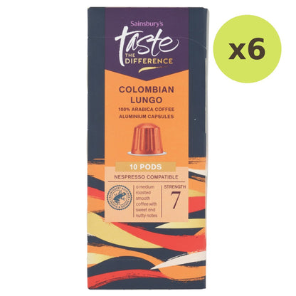 Sainsbury's Colombian Lungo Coffee Pods