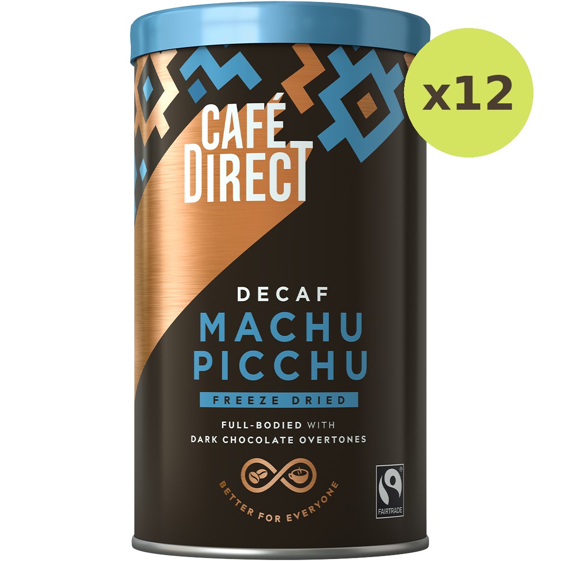 Cafedirect Machu Picchu Decaf Freeze Dried Instant Coffee