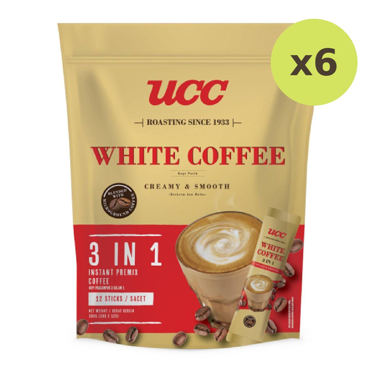 Ucc White Coffee 3 In 1 Instant Creamy Smooth