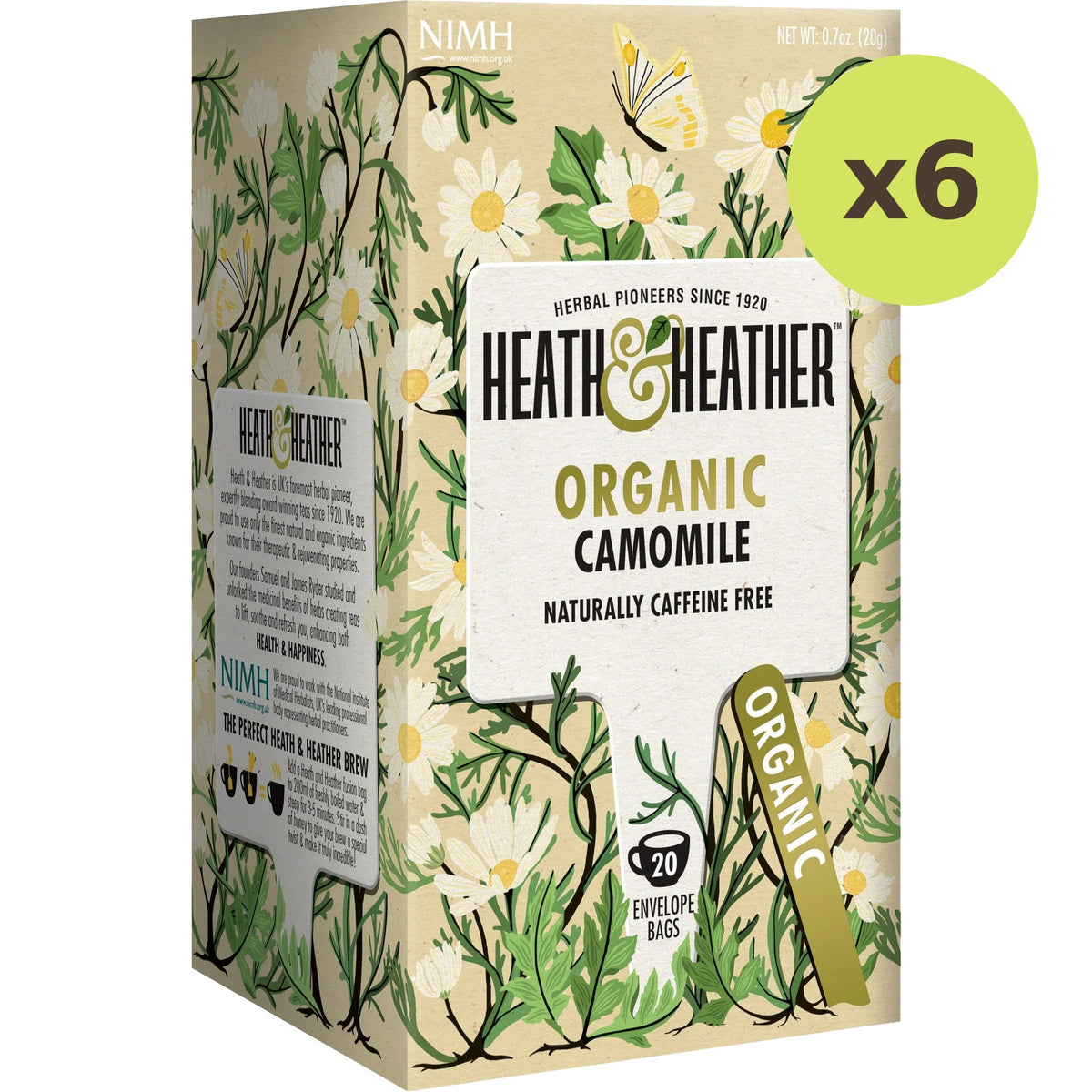 Heath And Heather Org Camomile Tea