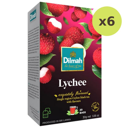 Dilmah Lychee Ceylon Black Tea Flavored