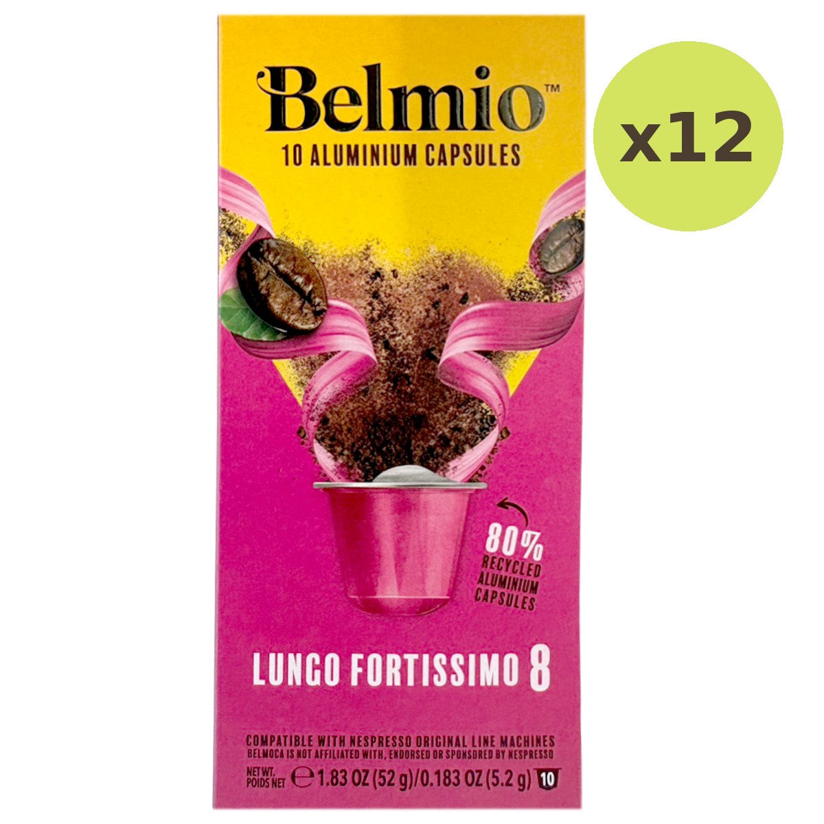 Belmio Lungo Fortissimo (10 Capsules)