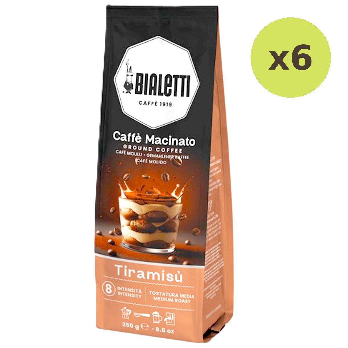 Bialetti Ground Coffee Tiramisu