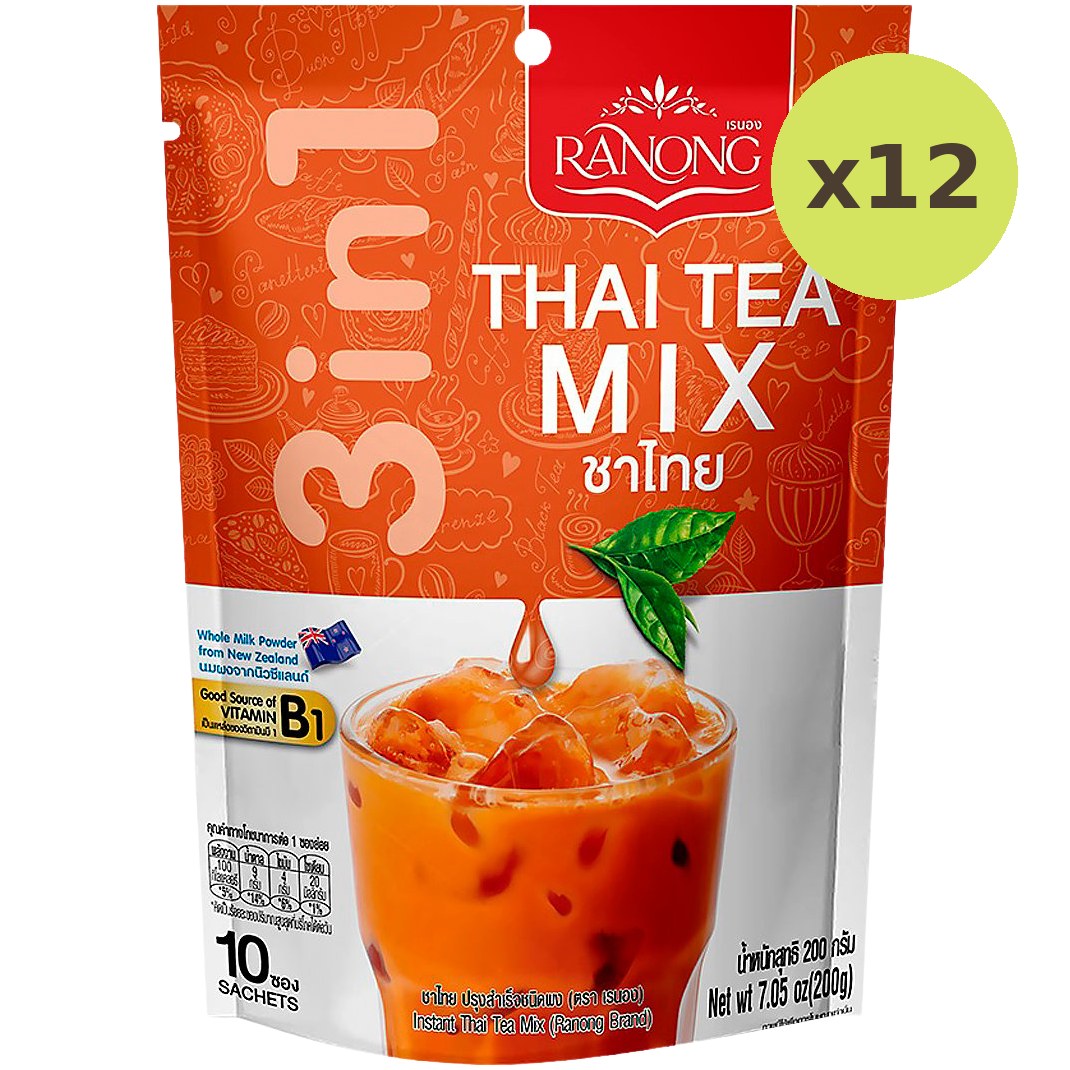 Ranong Tea Thai Tea Mix 3in1