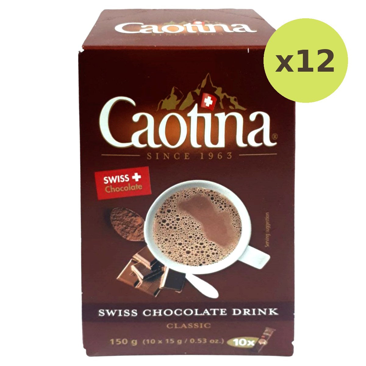 Caotina Swiss Chocolate Drink Powder