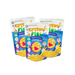 Begin Baby Crispy Sea Fish Corn Chips, natural snack made from real fish, gluten-free, no MSG, perfect for snack lovers.