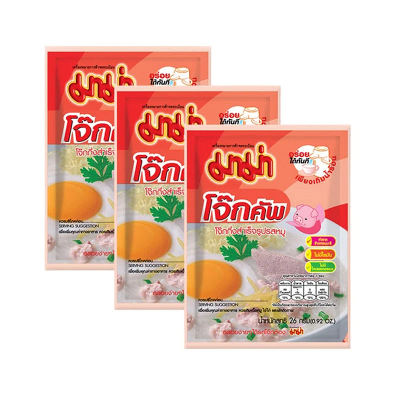 MAMA Jok Cup Packets With Pork Pack Of 3 Packets