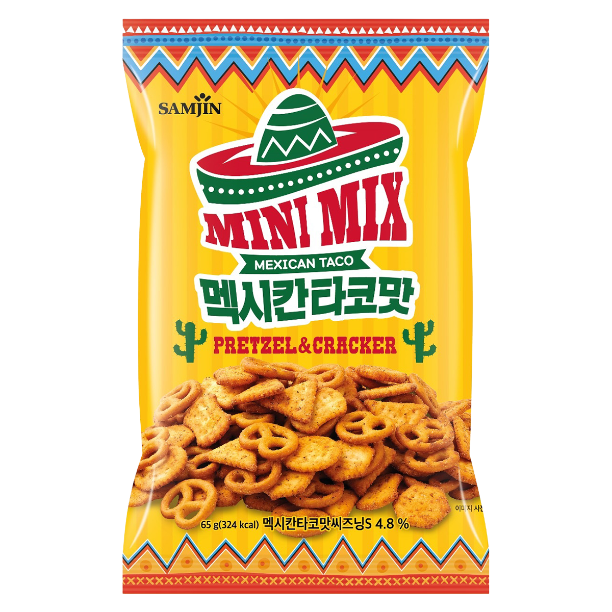 Samjin Pretzel & Cracker Mini Mix Mexican Taco