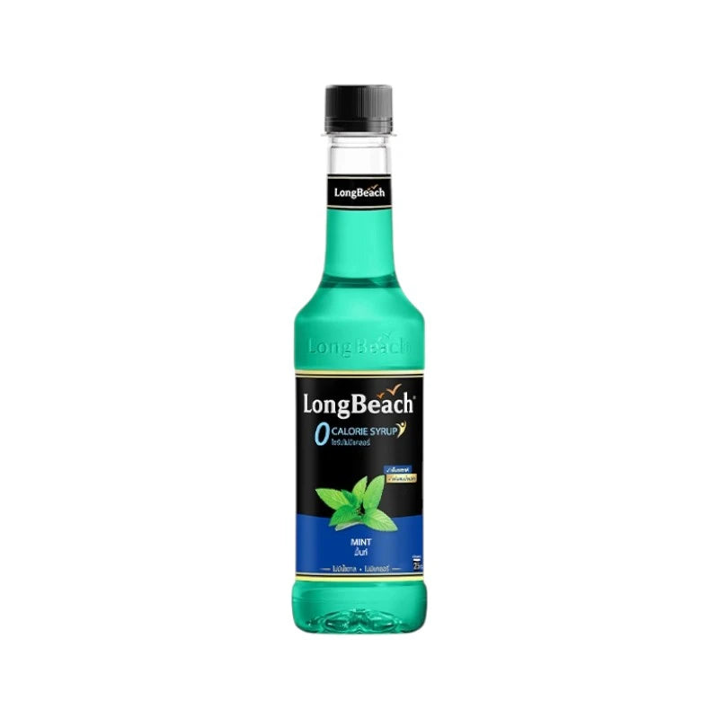 Longbeach Zero Calories Mint Syrup No Sugar/ No Calories/ 0 Kcal