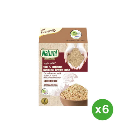 Naturel Organic Brown Rice Box Type Boxes 1kg x6