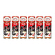 Six bottles of S & B Shichimi Togarashi chili pepper powder, assorted spice blend in 15g bottles, Japanese seasoning for dishes.