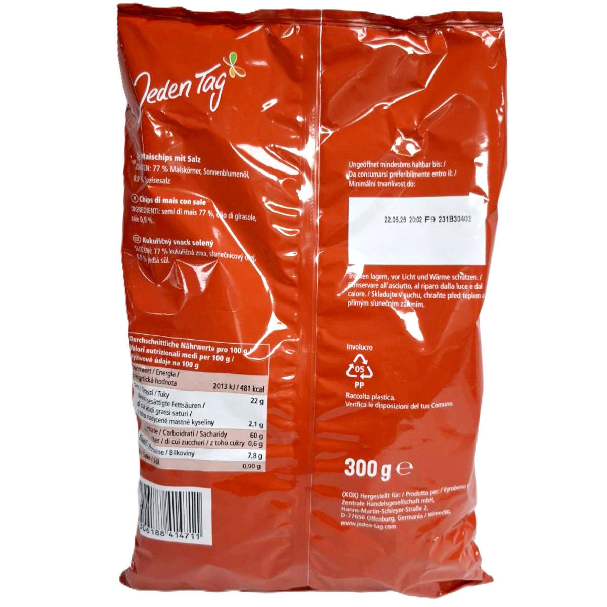 Jeden Tag Tortilla Chips Salz