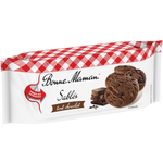 Bonne Maman chocolate biscuit, a confectionery snack with a crispy chocolate-coated exterior and sweet biscuit interior.