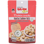 Koh-Kae Plus Protein Snacks cashew nuts, confectionery snack with roasted cashews in a colorful package.