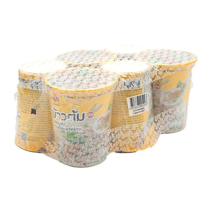Mama Rice Soup Pork Garlic 40g x6