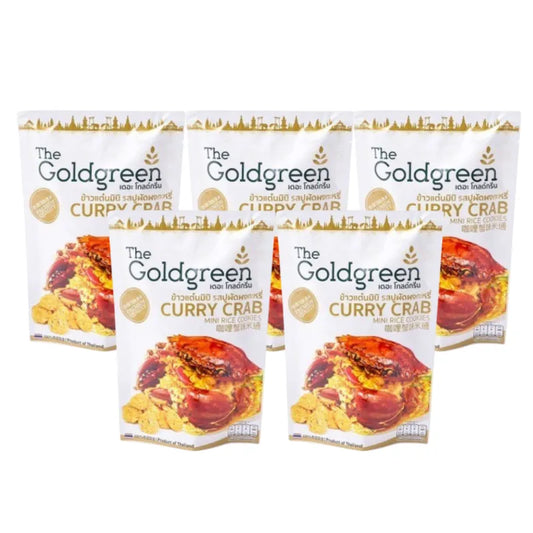 THE GOLDGREEN [promotion Pack 5] - CURRYCRAB MINI RICE COOKIES