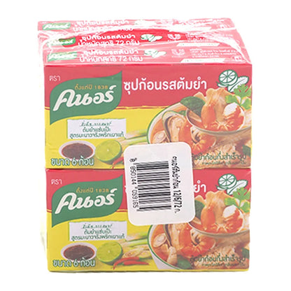 Knorr Bouillon Cube TOM YUM 72g x6