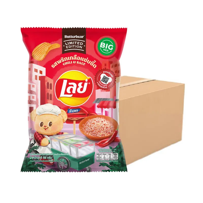 LAYS ROCK CHILI & SALT 66g x12