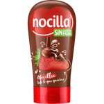 Jar of Nocilla Original chocolate spread with a lid, showing the Nocilla brand label on the grocery product.