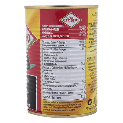 Crespo Black Pitted Olive 425g