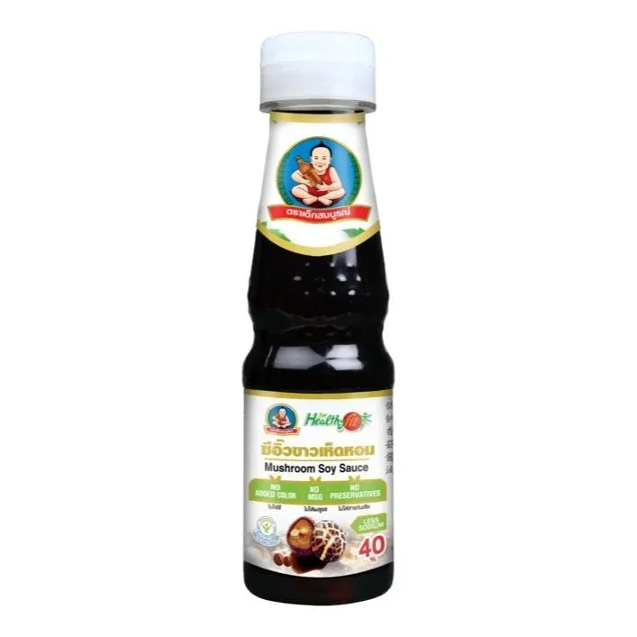 Deksomboon Mushroom Soy Sauce Less Sodium Healthy Fit 150ml