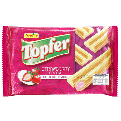 Frontier Topfer Strawberry Cream Filled Wafer Stick