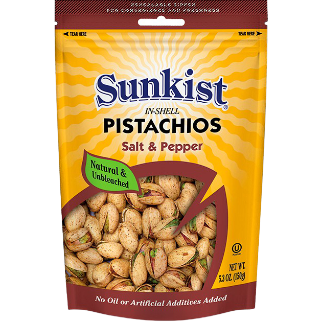 Sunkist Salt & Black Pepper Pistachios