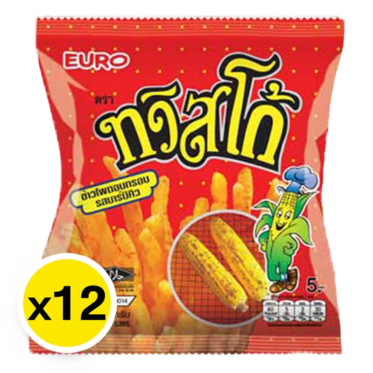 Twistko Corn Snack BBQ Flavor 17g x12