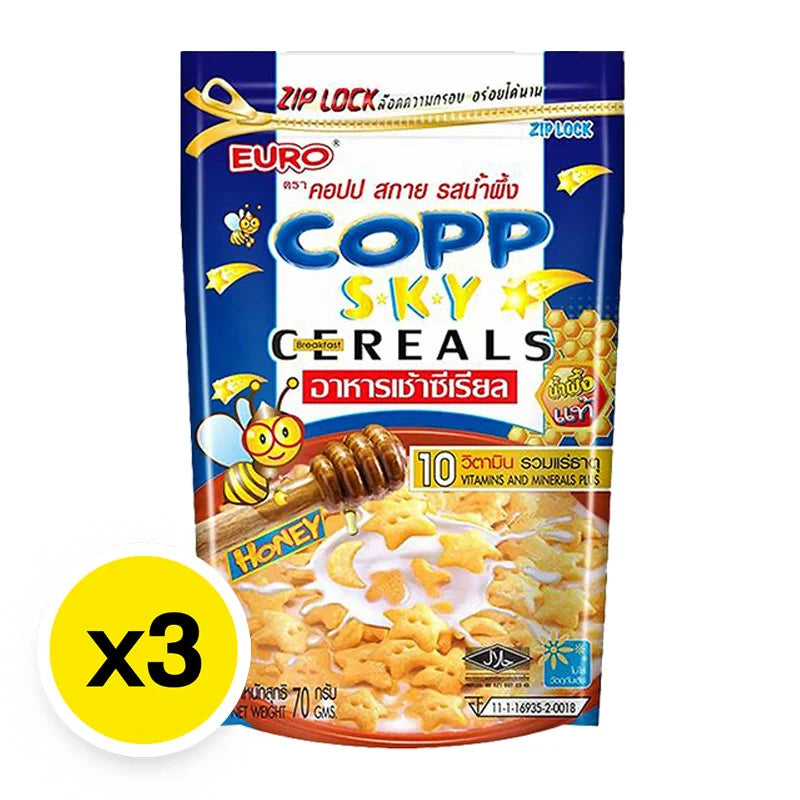 Copp Cereal Honey Flavor 70g x3
