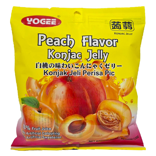 Yogee Peach Flavor Jelly
