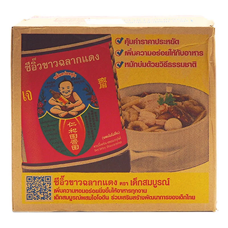 Healthyboy DEK SOM Boon Soy Sauce Red Label 700ml x12