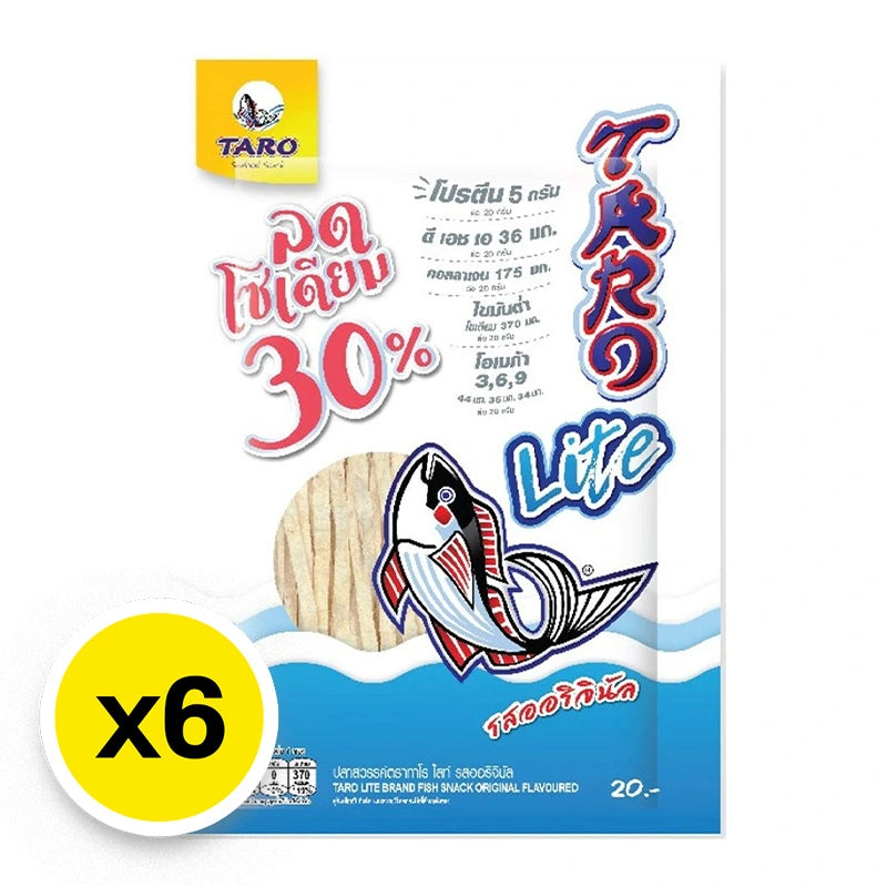 Taro Lite Fish Snack 20g x6