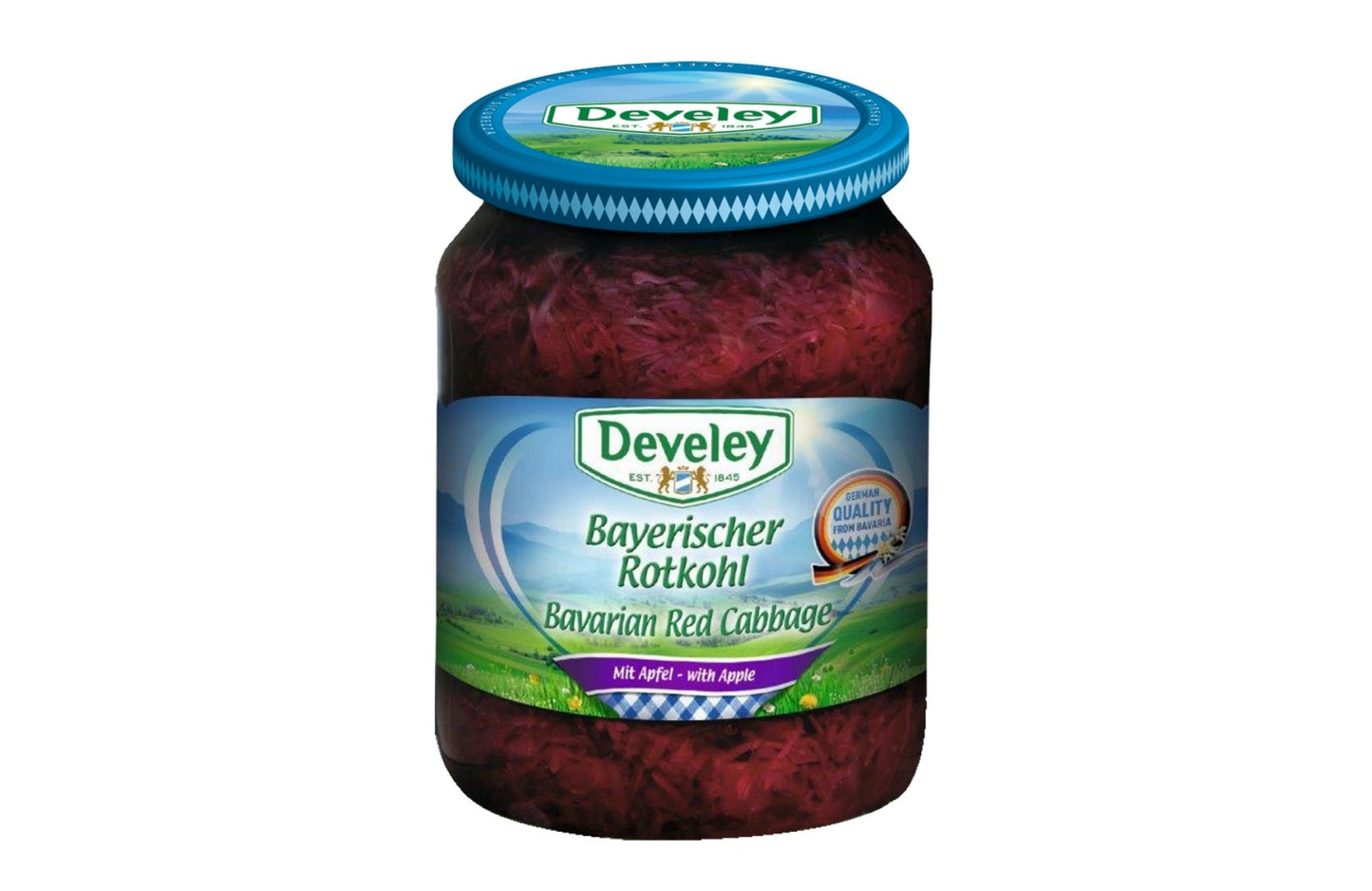 Develey Red Cabbage Bottles 680g