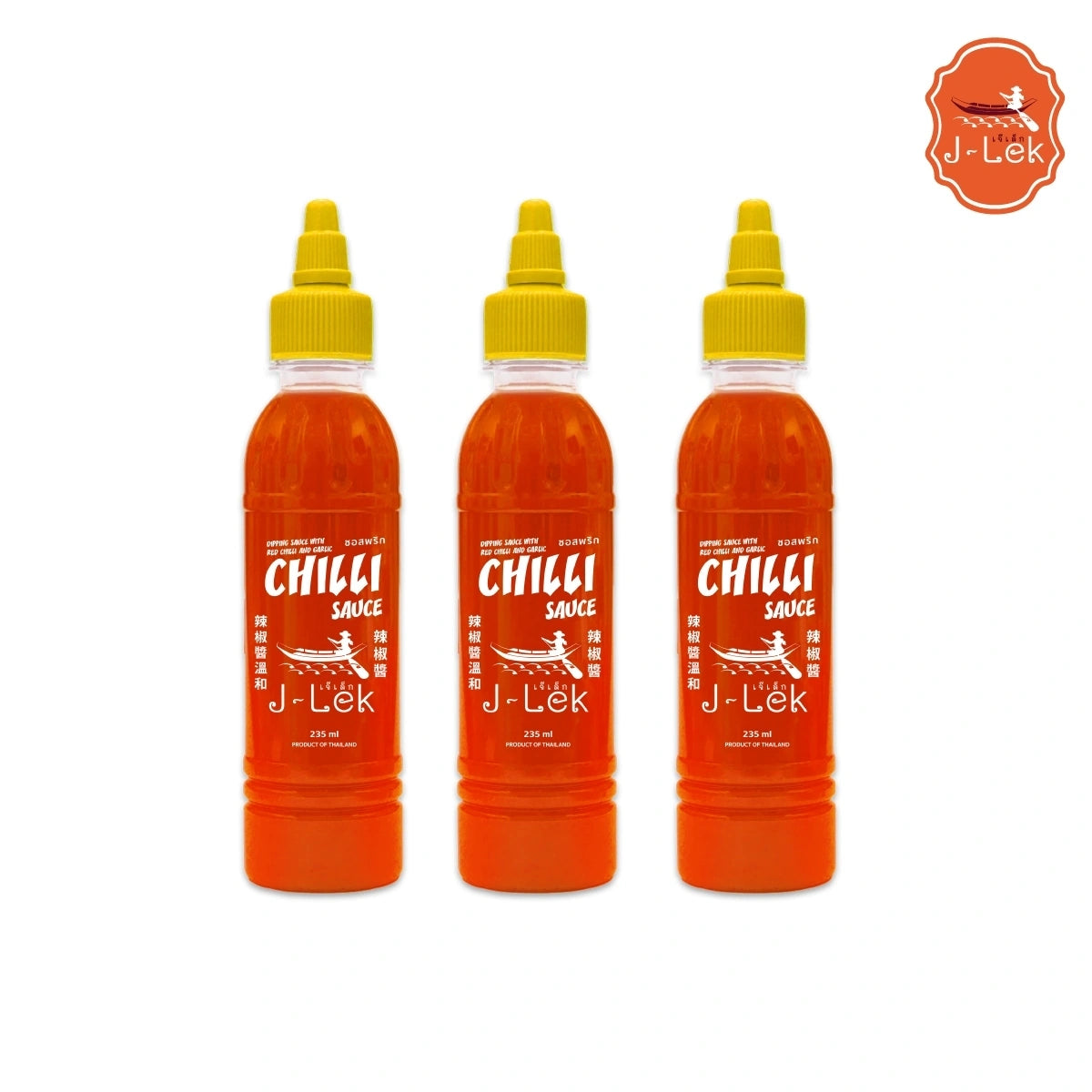 J-lek Jay Lek Chili Sauce Bottles 235g