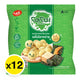 DOZO rice crackers with nori seaweed flavor, 12g packets, featuring crispy texture and seaweed topping in a colorful display.