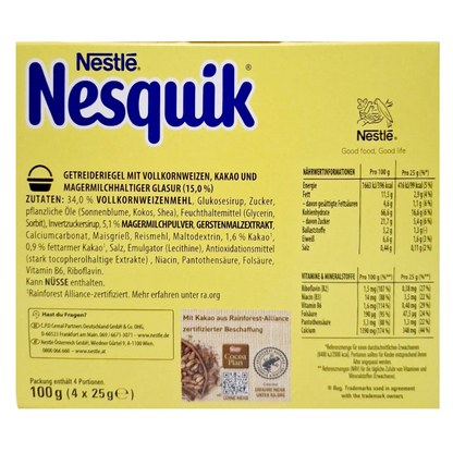 Nestle Nesquik Breakfast Cereal Bar